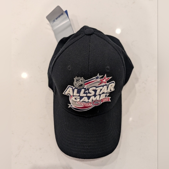 Reebok Montreal Canadiens embroided 2009 Black NHL All-Star Game Cap adjustable - Picture 6 of 6